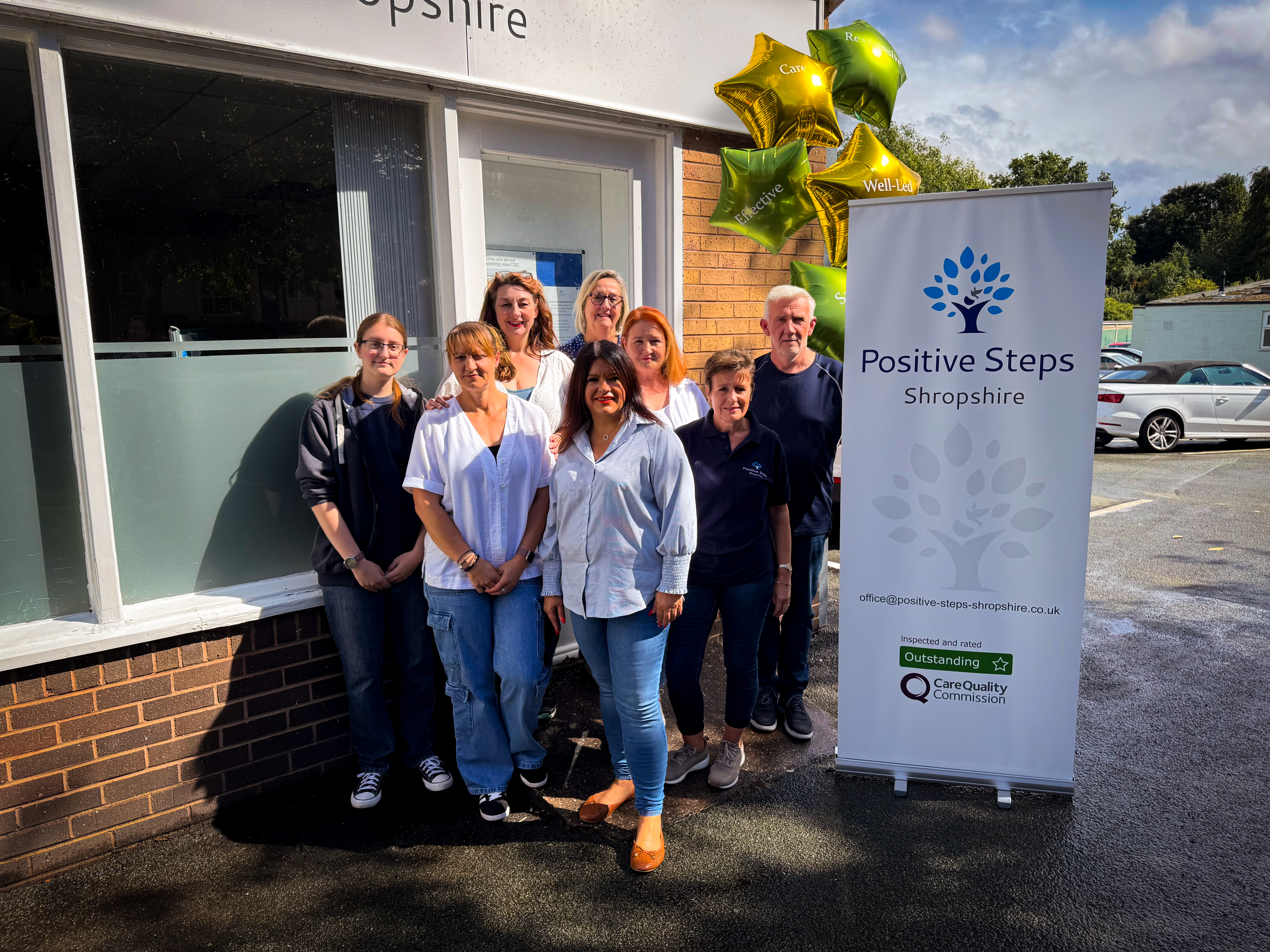 Positive Steps Celebrate Outstanding Rating